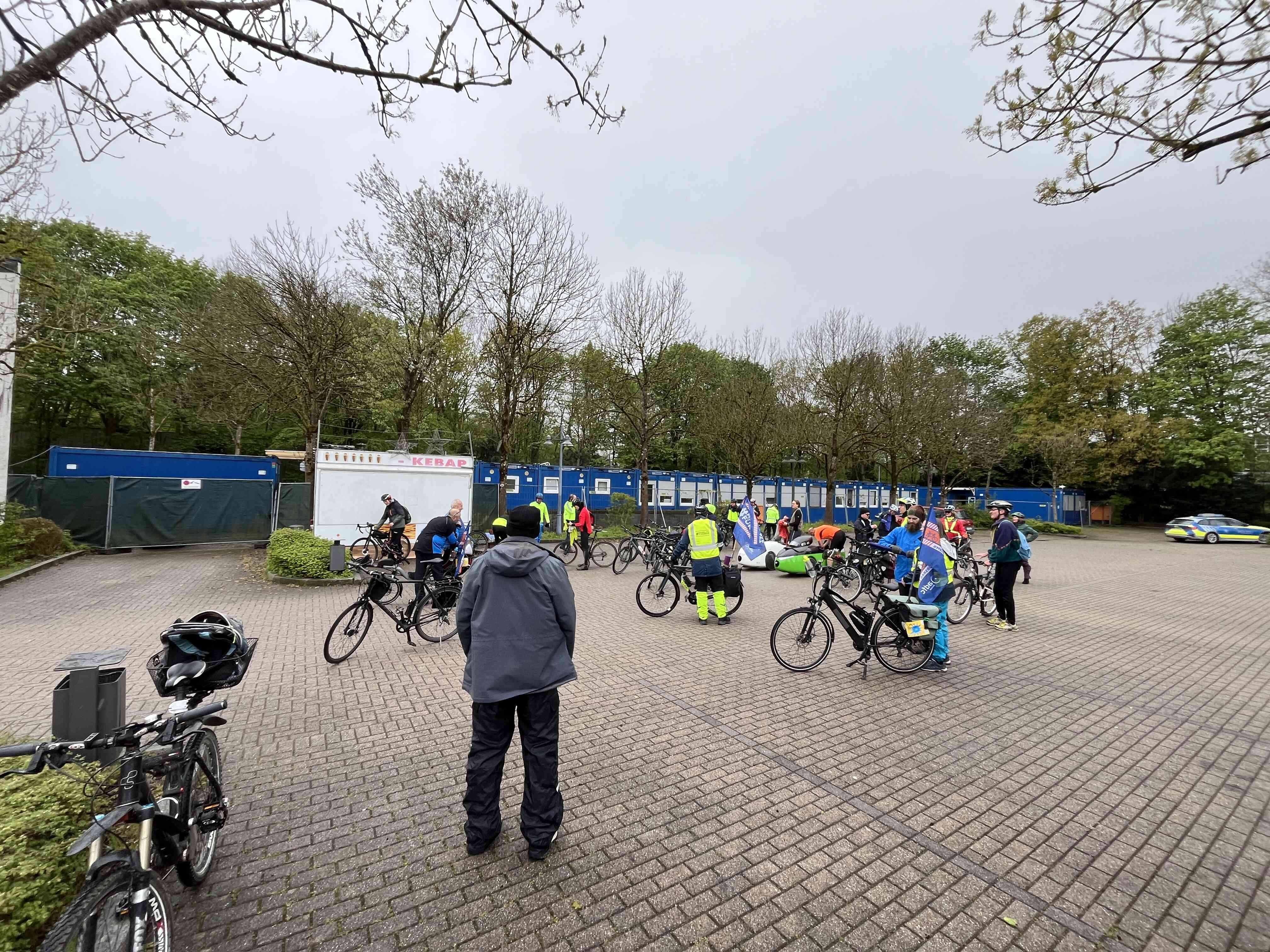 Le groupe au départ de Grafing